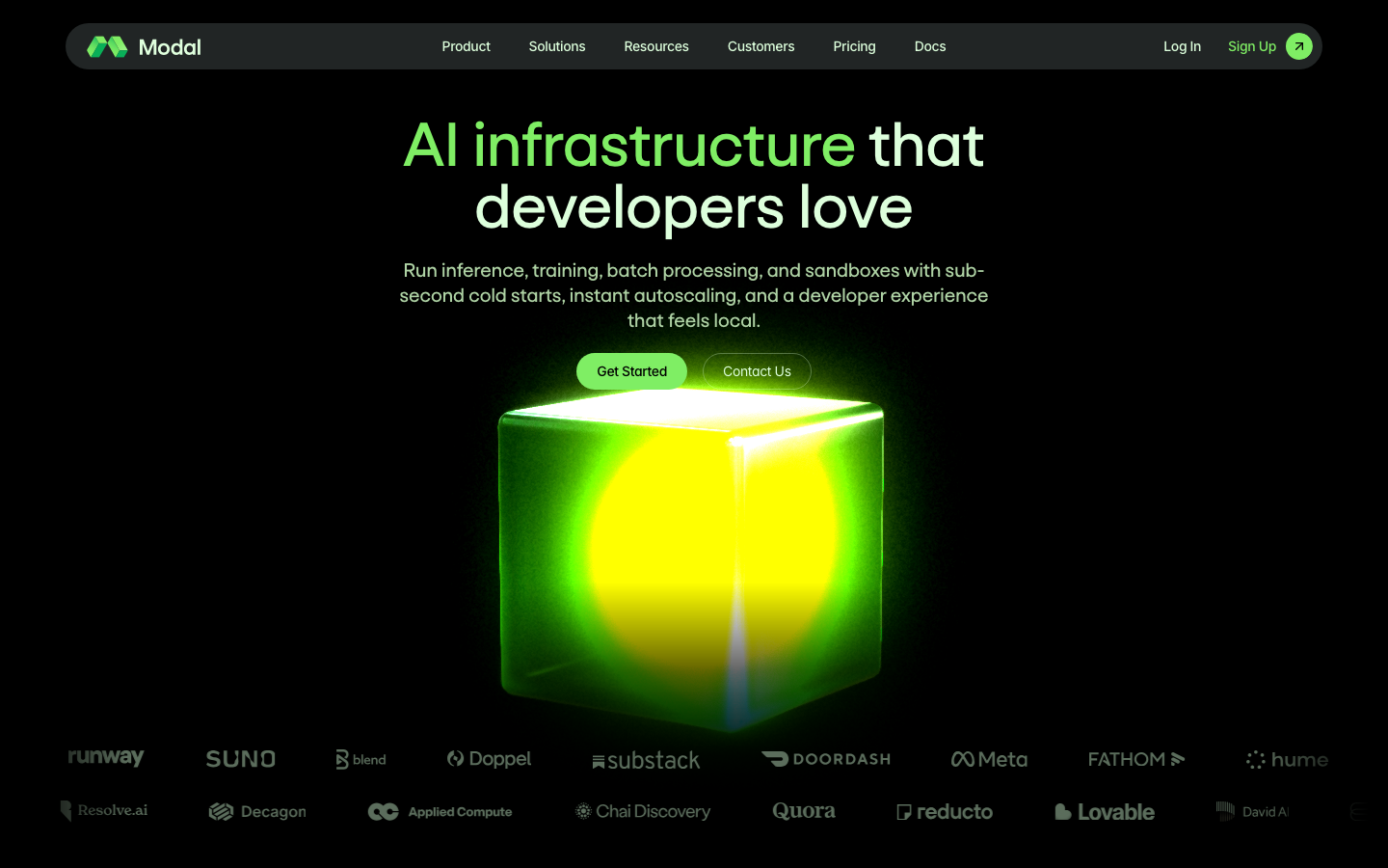 Homepage / Lander