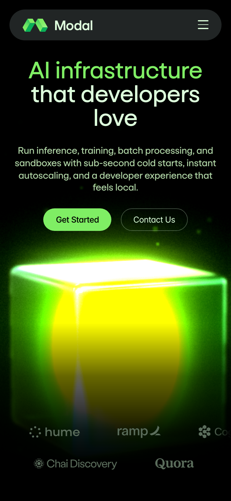 Homepage / Lander