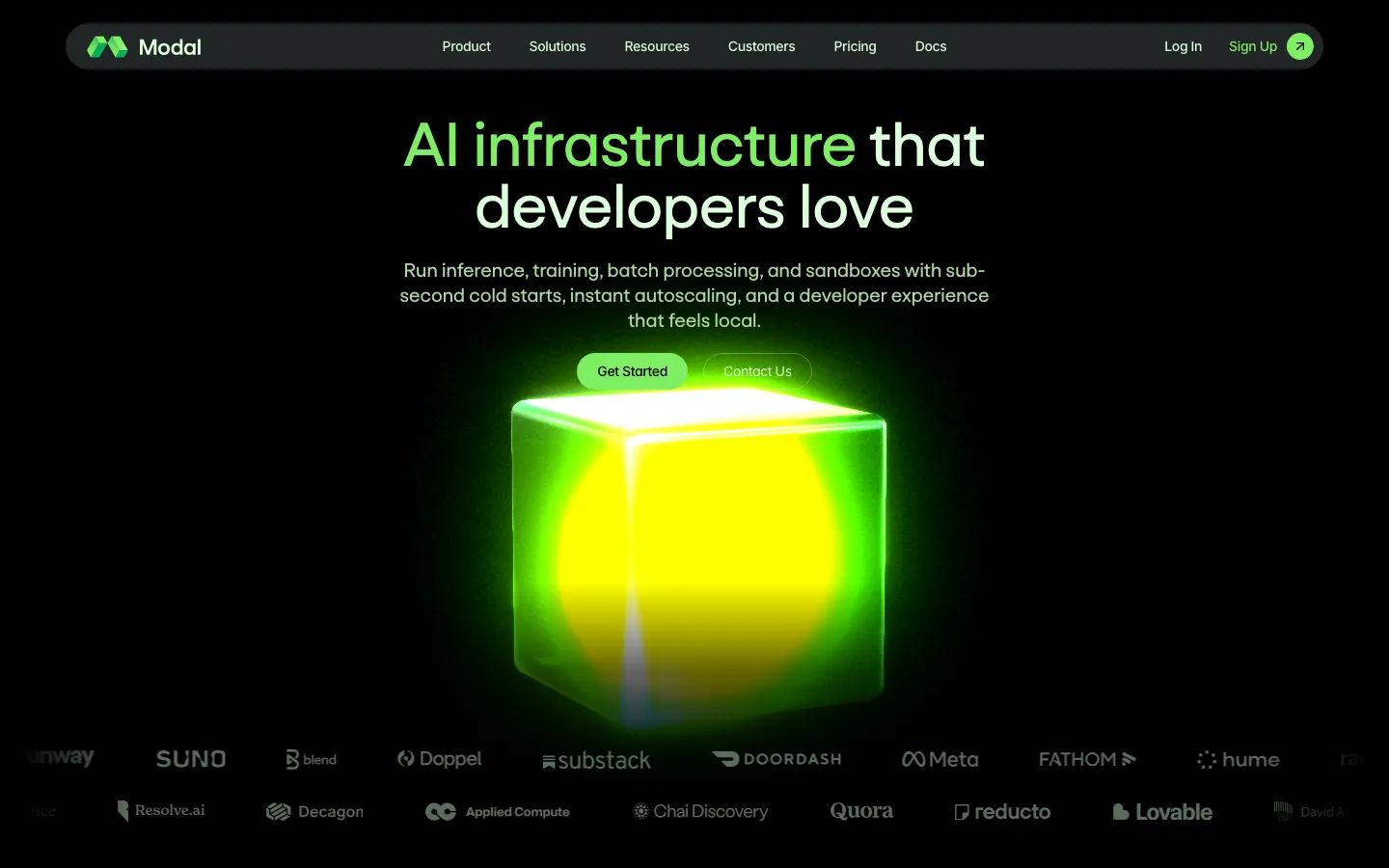 modal.com section