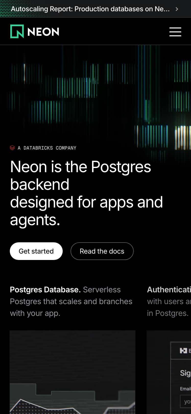 Homepage / Lander