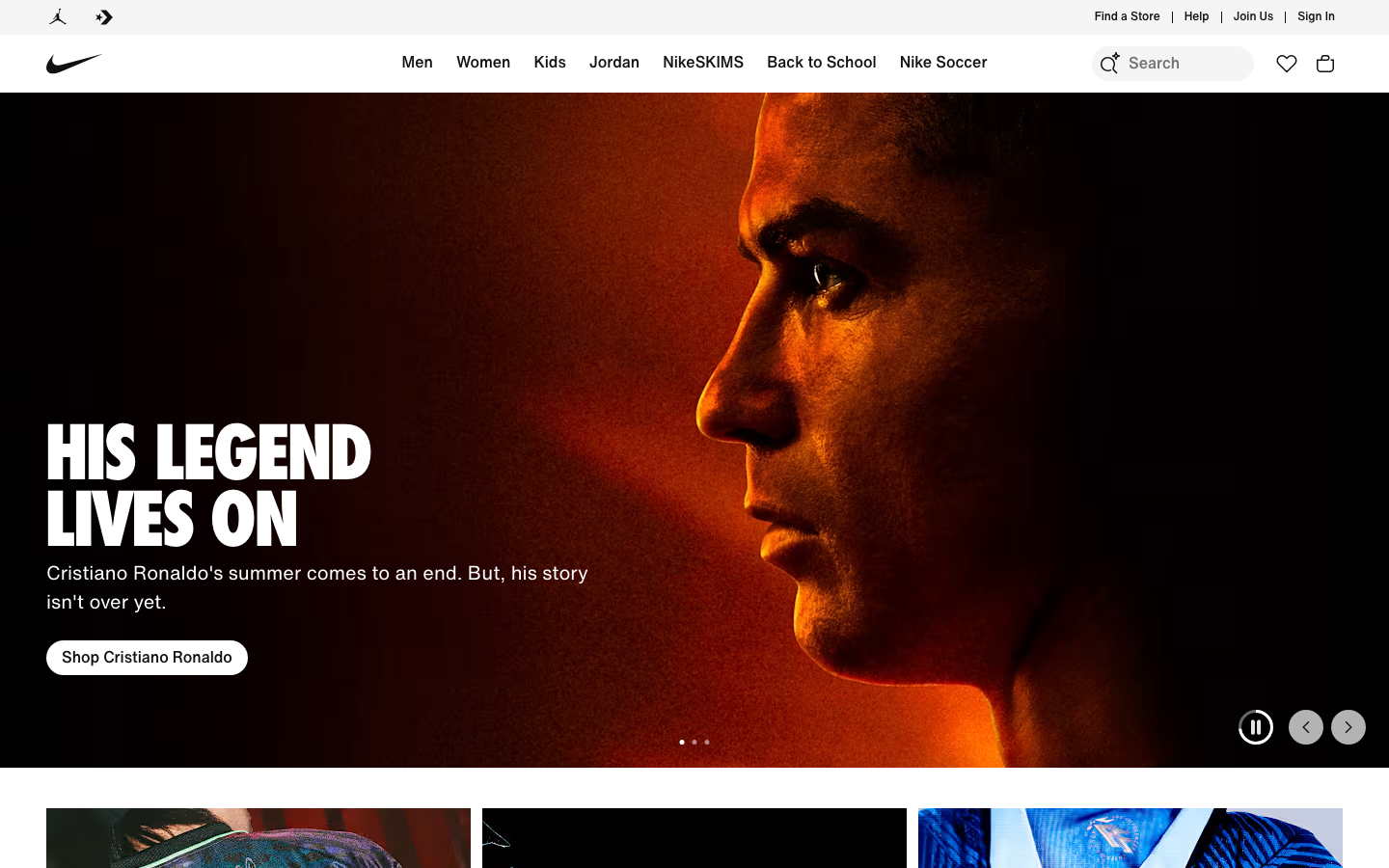Homepage / Lander