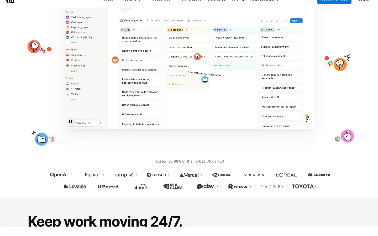 notion.com section