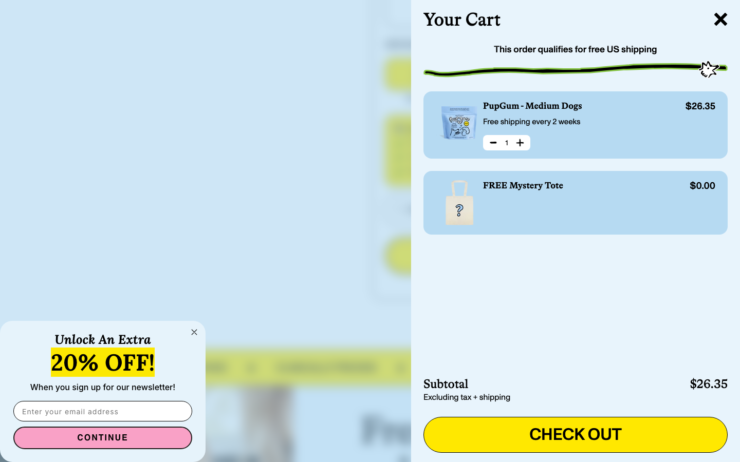 Cart / add-to-cart drawer