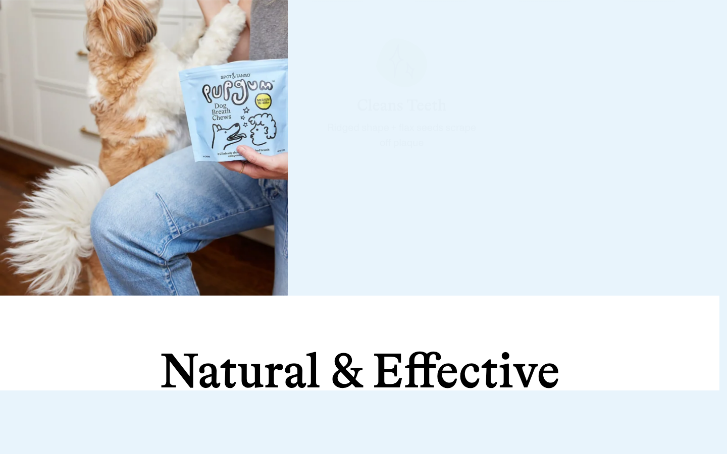 Product page (Medium Dogs)