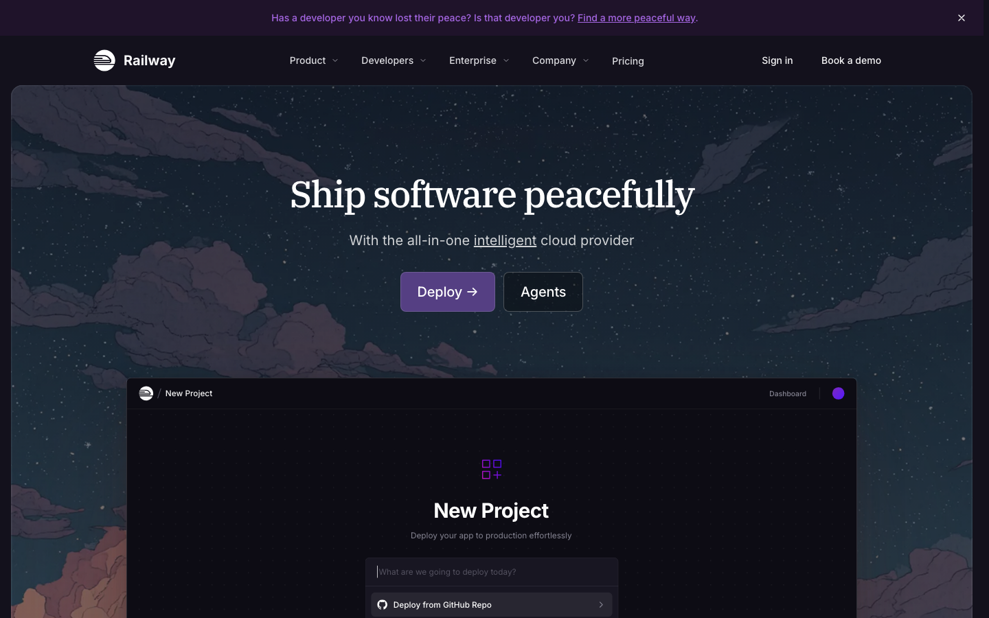 Homepage / Lander