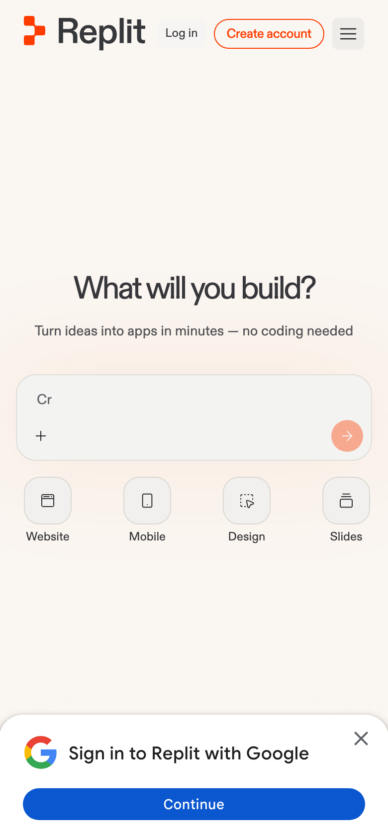 Homepage / Lander