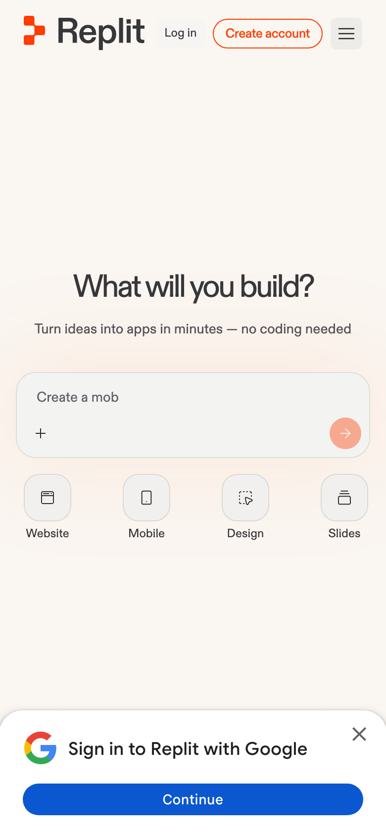 Homepage / Lander