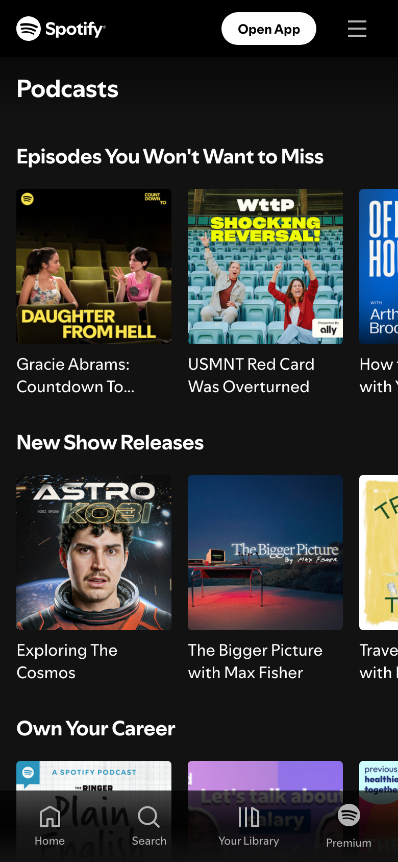 Podcasts Web