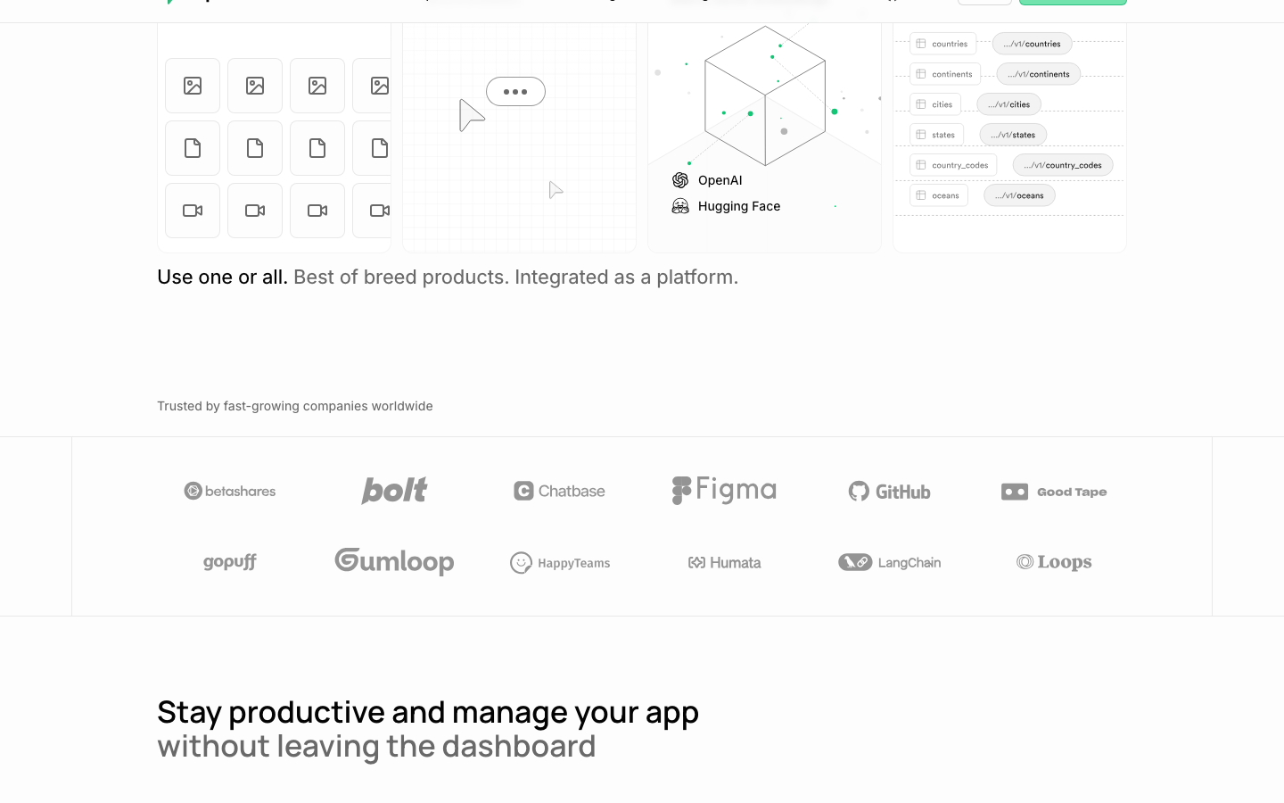Homepage / Lander