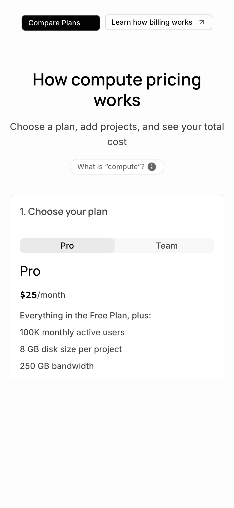 Pricing