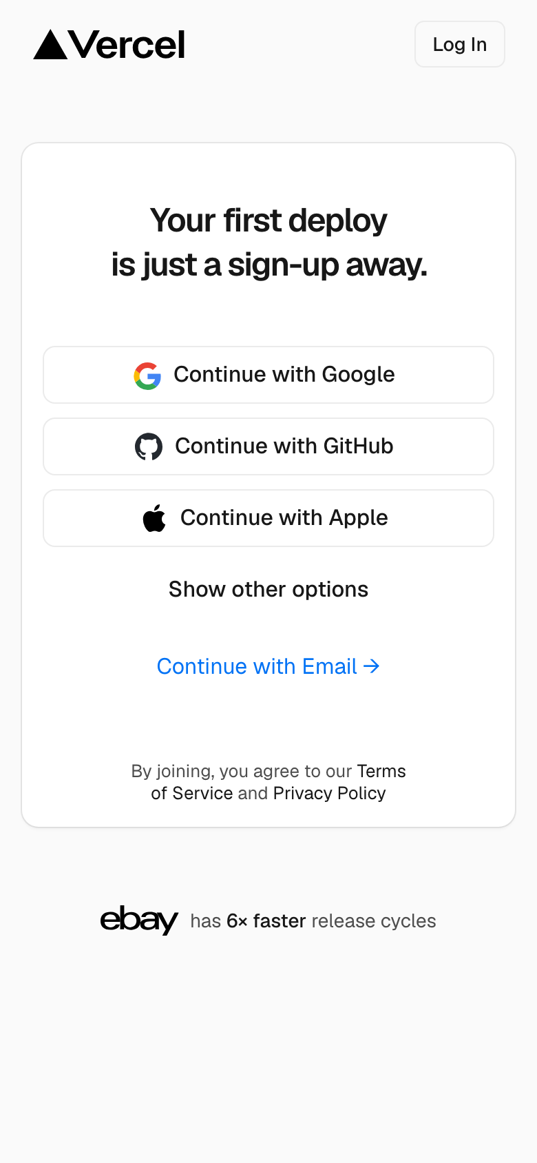 Signup