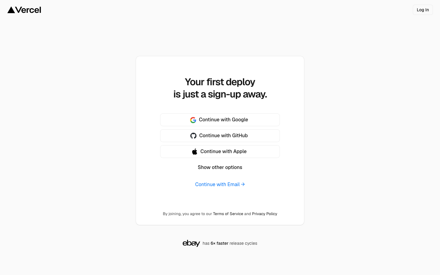 Signup