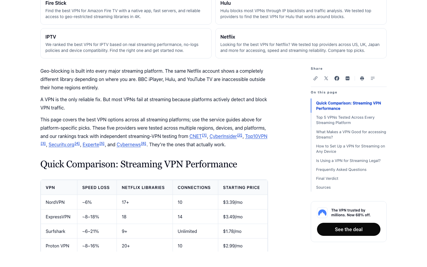 Best Vpn For Streaming