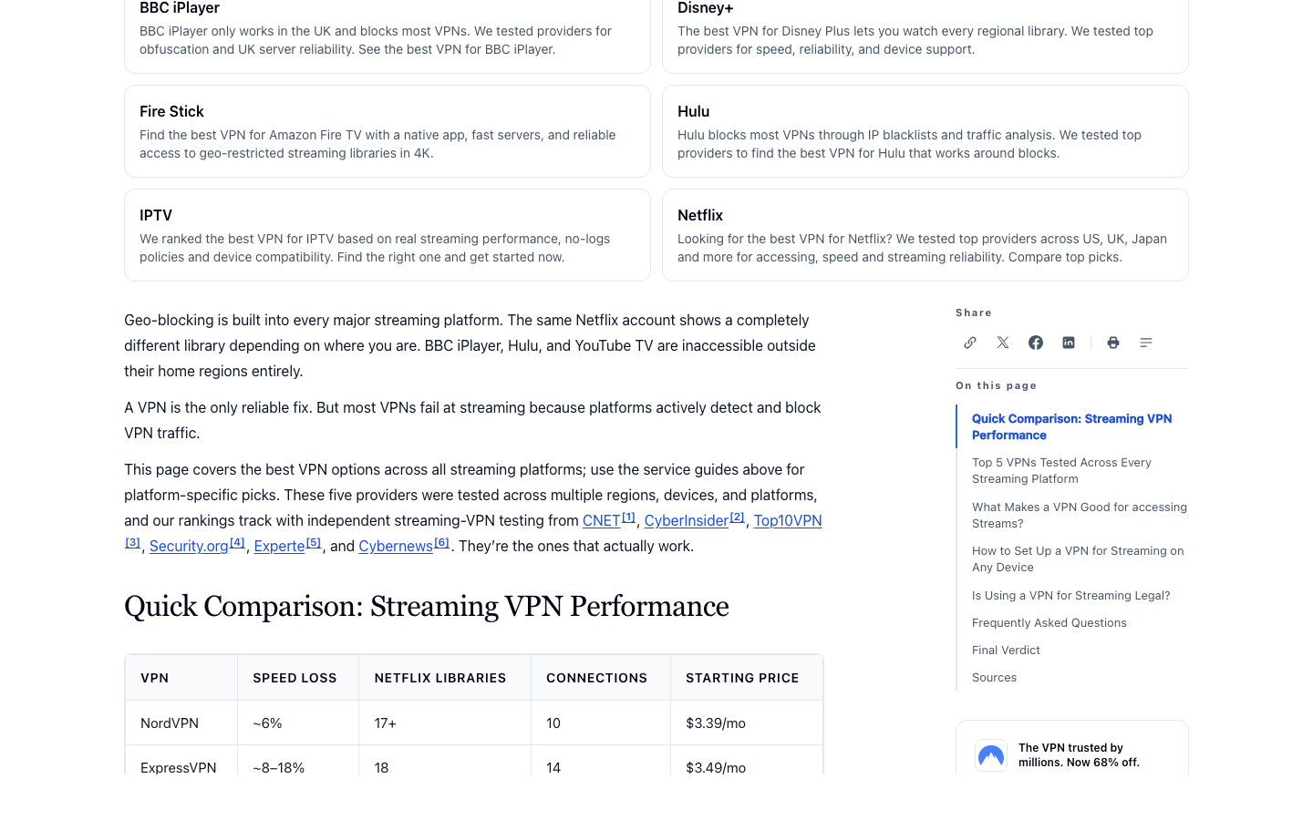 Best Vpn For Streaming